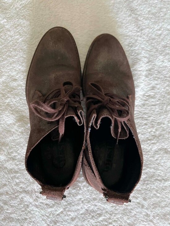 Vintage Diesel Plucky 10 Boots Suede Brown Men\'s size 9.5 main image 8